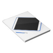 Tablette auf Ständer und Digitalstift Notizblock (angewinkelt)