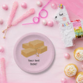 Tablette aus Schottland - traditionelle Leckerei a Pappteller (Party)