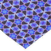Tablette Blau-Schwarz-Star Tischdecke (Schrägansicht)