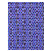 Tablette Blau-Schwarz-Star Tischdecke (Vorderseite)