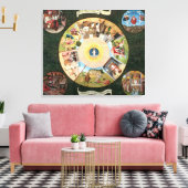 Tablette der sieben Toten Sünden Leinwanddruck (Insitu (Wohnzimmer))