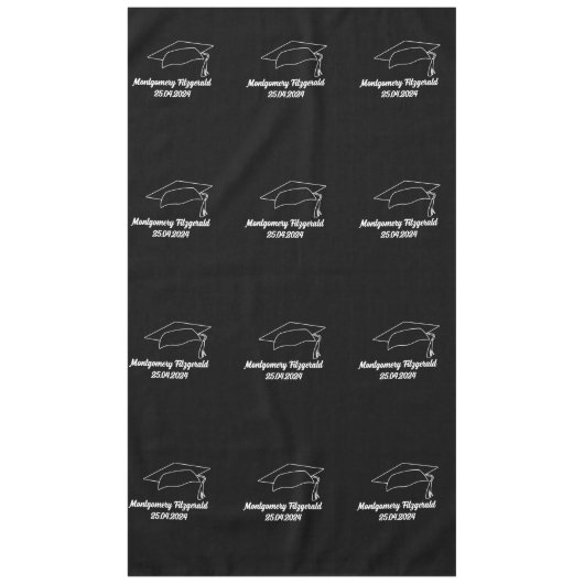 Tablette für eine benutzerdefinierte Graduierungsp Tischdecke (Vorderseite)