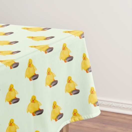 Tablette Gelbe Entenlaus - Farbe Tischdecke (Beispiel)