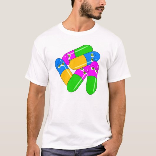 Tablette-Kapseln T-Shirt (Vorderseite)