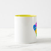Tablette-Kapseln Zweifarbige Tasse (Mittel)