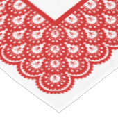 Tablette mit beliebigem Farbskull Tischdecke (Schrägansicht)