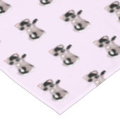 Tablette mit benutzerdefinierten Farben mit Katzen Tischdecke (Schrägansicht)