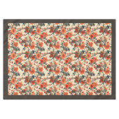 Tablette mit Birds Garden Blooms Inspiriert Tischdecke (Vorderseite (Horizontal))