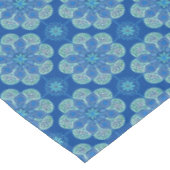 Tablette mit blauen und grünen Medaillons Tischdecke (Schrägansicht)