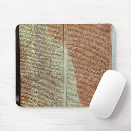 Tablette mit der Geschichte von König Sargon II Mousepad (Mit Mouse)