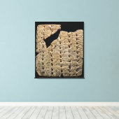 Tablette mit Keilschrift aus Uruk Leinwanddruck (Insitu (Holzboden))