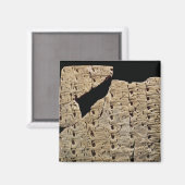 Tablette mit Keilschrift aus Uruk Magnet (Vorderseite/Rückseite)