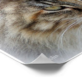 Tablette mit langer Haare Foto Portrait Poster (Ecke)