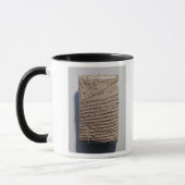 Tablette mit vierzehn Linien eines mathematischen Tasse (Links)