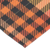 Tablette Orange Herbst Herbst Erntedank Kariert Tischdecke (Schrägansicht)