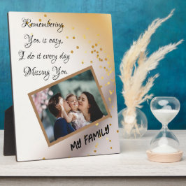 Tablette personalisiert, Plaque 8x10 mit Easel Fotoplatte