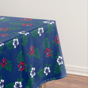 Tablette Rot-Hibiskus Tischdecke