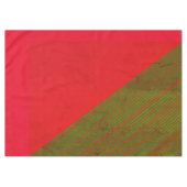 Tablette Rot und Grüner Streifen Tischdecke (Vorderseite (Horizontal))