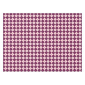 Tablette Rot, Weiß und Blau Raute Tischdecke (Vorderseite (Horizontal))