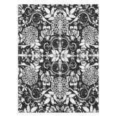 Tablette Schwarz-Weiß Tischdecke (Vorderseite)