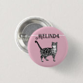 Tablette Tablette Pastelltiere Katzen Kinder Girls Button (Vorne & Hinten)