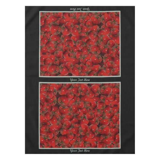 Tablette Tomaten/Paradeiser - Fakultative Personal Tischdecke (Vorderseite)