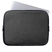 Tablette-u. Laptop-Hülse - Kohlenstoff-Faser - Laptopschutzhülle (Vorderseite)