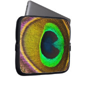 Tablette-u. Laptop-Hülse - Pfau-Feder Laptopschutzhülle (Vorne Rechts)