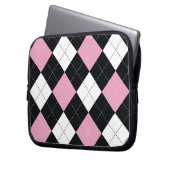 Tablette-u. Laptop-Hülse - Raute QUADRAT - Laptopschutzhülle (Vorderseite Links)