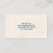 Tablette und Beaker | Pharmazeutische Visitenkarte (Rückseite)