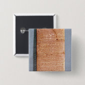 Tablette, welche die Ritualopfer sich bezieht Button (Vorne & Hinten)