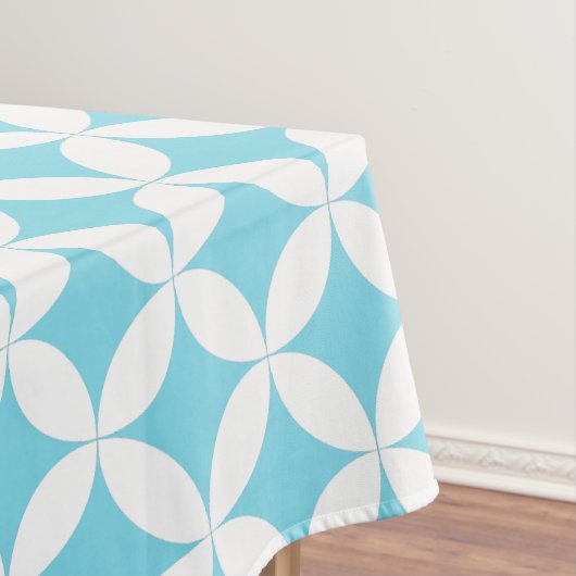 Tablette Wiederholkreis weiß, benutzerdefinierte F Tischdecke (Beispiel)