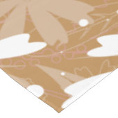 Tablette zum Einnehmen, braun und weiß Tischdecke (Schrägansicht)