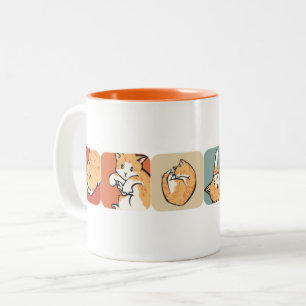 Tablette Zweifarbige Tasse