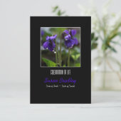 Tabletten mit Tropfen Feier des Lebens Einladung (Stehend Vorderseite)