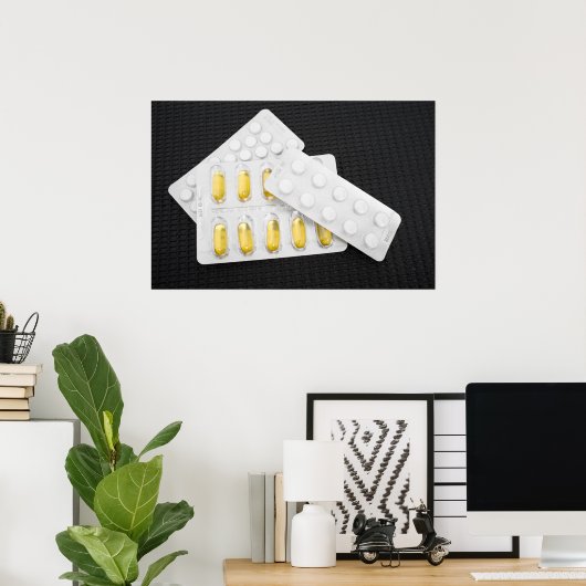 Tabletten Poster (Heimbüro)