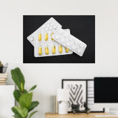 Tabletten Poster (Heimbüro)