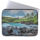 Tablettenbeutel mit natürlichem Dekor Laptopschutzhülle (Vorderseite)