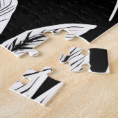 Tablettenkatze Umgeben mit Blume Puzzle (Seite)