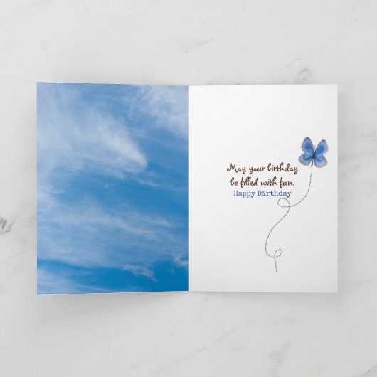 Tablettenkatze zum Geburtstag von Sonnenblumen Karte (Innenseite)