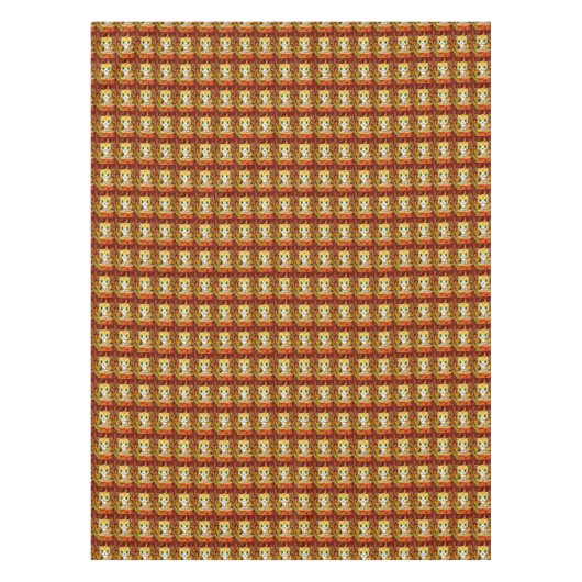 Tablettenkatzen Tischdecke (Vorderseite)