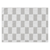 Tablettenkern Punkt Grau-weiße Streifen Tischdecke (Vorderseite (Horizontal))