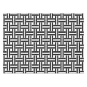 Tablettenkern Schwarz-Weiß Streifen Tischdecke (Vorderseite (Horizontal))