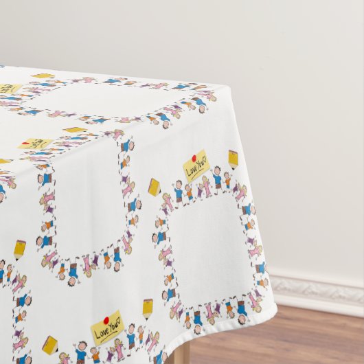 Tablettenkids Liebe Tischdecke (Beispiel)