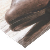 Tablettenstiefel rustikaler Western Trage Stall Tischdecke (Schrägansicht)