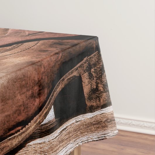 Tablettenstiefel rustikaler Western Trage Stall Tischdecke (Beispiel)
