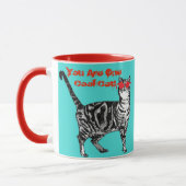 Tablettenstreifen Sie sind eine Coole Katze Tasse (Links)
