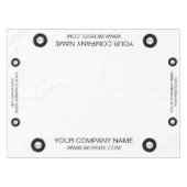 Tabletts für die Ausstellung mit eigenem Logo Tischdecke (Vorderseite (Horizontal))