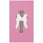 Tabletts Haushaltswäsche Pink Hintergrund Tischdecke (Vorderseite)