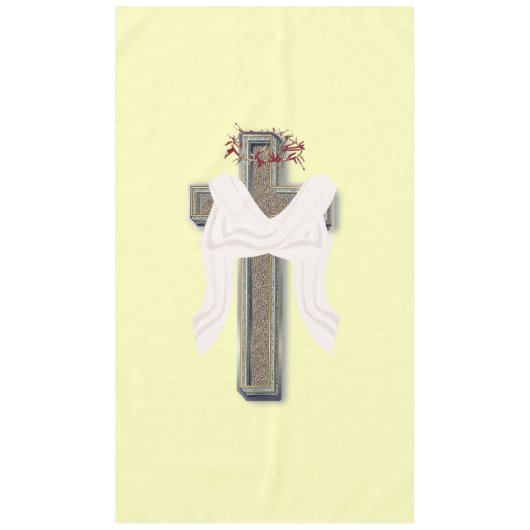 Tabletts Hauswäsche Gelber Hintergrund Tischdecke (Vorderseite)